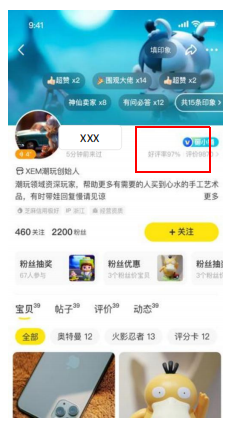 闲鱼广告平台为广告主提供的店铺身份及权利